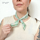 William Morris Daisy Flower Silk Scarf