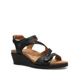 Zecret Wedge Sandal - Black
