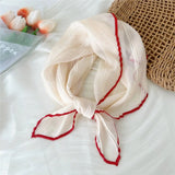 Long Thin Ribbon Scarf