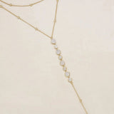 Bali Dreams Crystal Lariat Necklace
