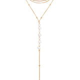 Necklace Coastal Pearl Lariat