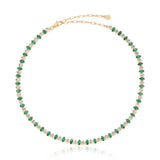 Emerald Marquise Necklace