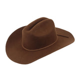 Western Cowboy Cattleman 100% Wool Felt- Brown