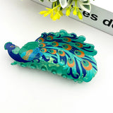 Peacock/Butterfly Hair Claw Clip