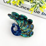 Peacock/Butterfly Hair Claw Clip
