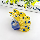 Peacock/Butterfly Hair Claw Clip