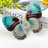 Peacock/Butterfly Hair Claw Clip