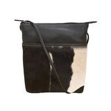 Cow Hair Purse - Black