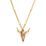 Longhorn Skull Necklace