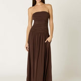 Viscose Santal Dress - Brown