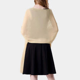 Lightweight Chiffon Shawl Scarf Wrap -champagne