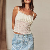 Layered Cami Top - Ivory