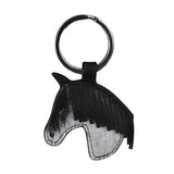 Horse Head Keychain - Black
