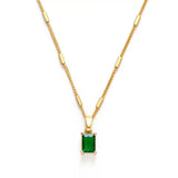 Pendant Necklace- Emerald