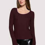 Samira Long-sleeve Top - Purple