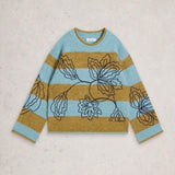 Emma Embr Stripe Jumper