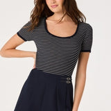 Cindra Sweater - Navy Stripe