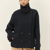 Olivier Short Coat - Navy