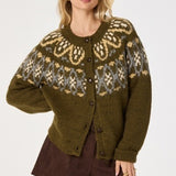Sweaters Irene Cardigan - Moss