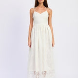 Analise Maxi Dress  - White