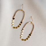 Bell Hoop Earrings - Gold