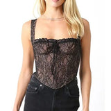 Olivaceous-Connie Corset Top