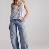 Free People Twisted Seam Jeans-Art school
