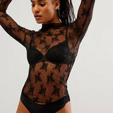 Lady Lux Layering Top - Black