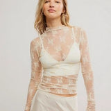 Lady Lux Layering Top - White