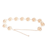 Gold Daisy Chain Belt For Women | Boho Floral Waist Chain