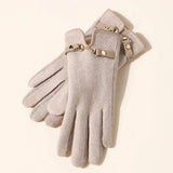 Bit Touchscreen Gloves- Oatmeal