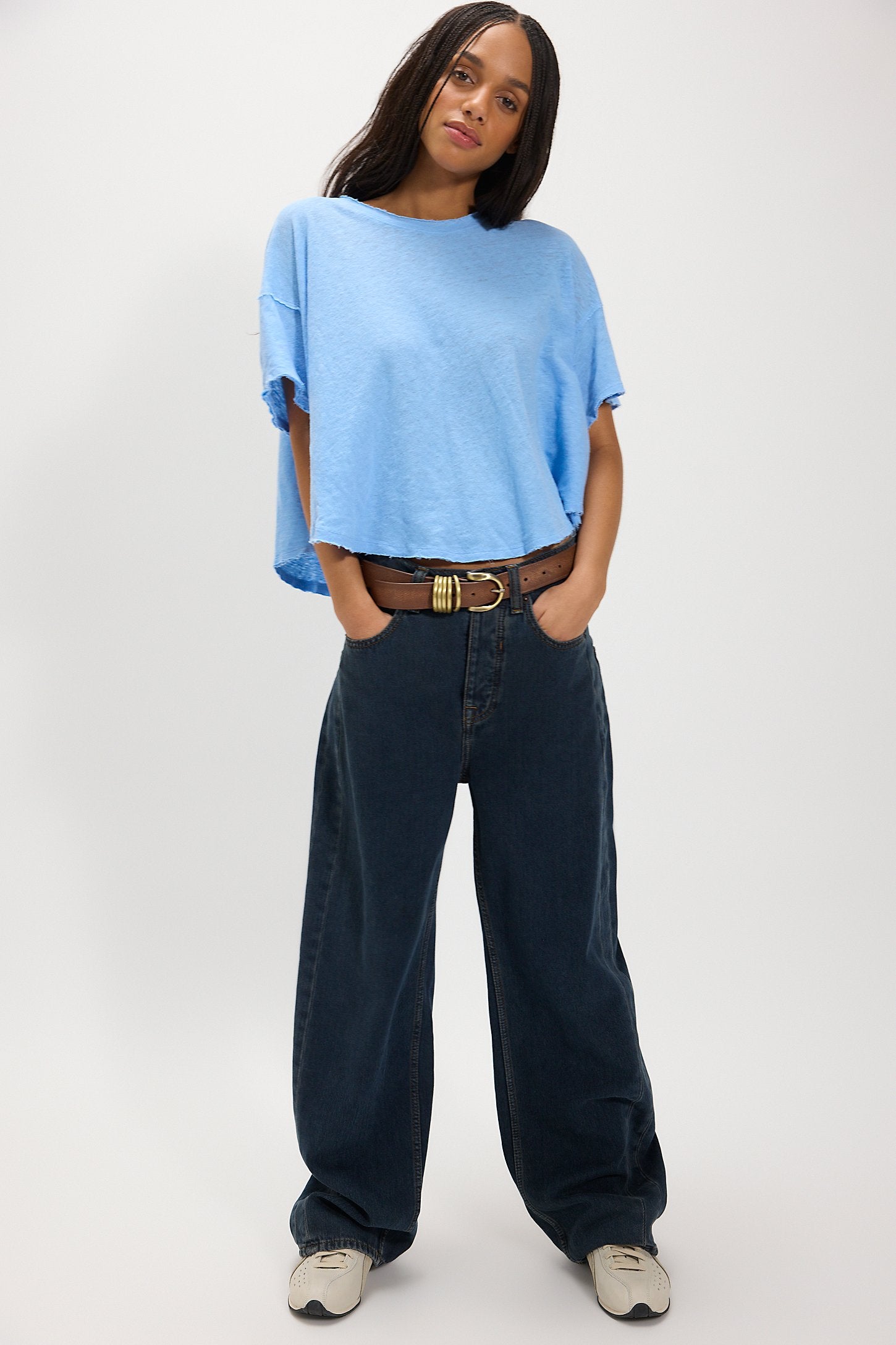 Elsie Swing Tee - Blissful Blue