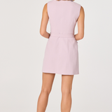 Kesari Sleeveless Blazer Mini Dress - Dusty Pink