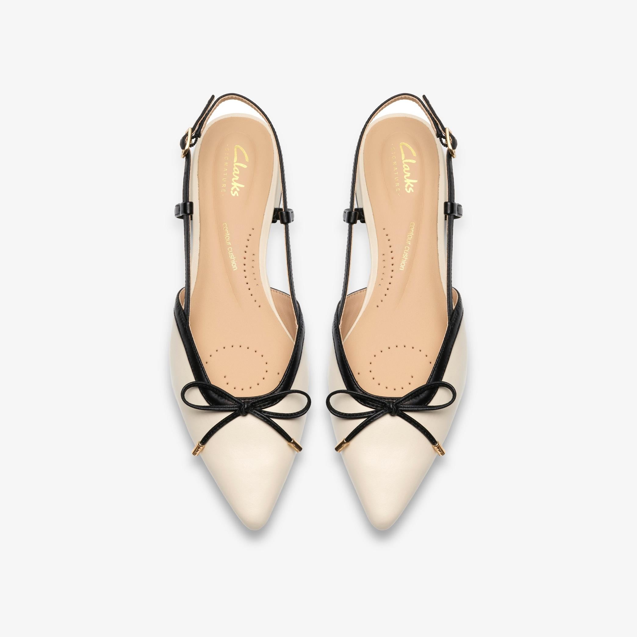 Sensa Bow Flat - Ivory Combo