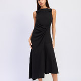 Cara Midi Dress - Black
