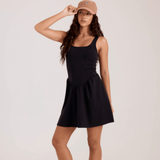 Carve Mini Dress - Black