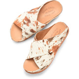 Tutsi Cross-Band Sandal - Calf Hair
