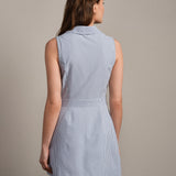 Saltair Dress - Washed Navy Stripe