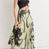 Orchid Maxi Maxi Skirt - Green
