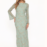 Yolanda Long Sleeve Maxi Dress - Sage Green