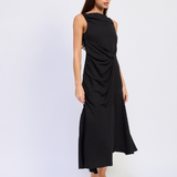 Cara Midi Dress - Black