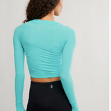 Tempo Ruched Long Sleeve -  Glow Wave