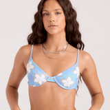 Demi Underwire Top - Ocean Haze