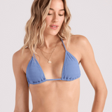Waverider Triangle Bikini Top - Blue