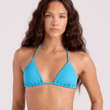 Simply Rib Triangle Top - Deep Ocean