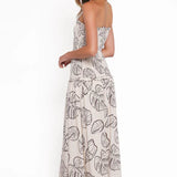 Parkway Maxi Dress - Cream Multi