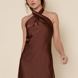 Rumors Dress- Chocolate