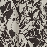 Floral Print Maxi Slip Dress - Black/Ecru