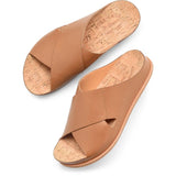 Tutsi Cross-Band Sandal - Brown