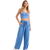 Bow Chicka Pant - Blue